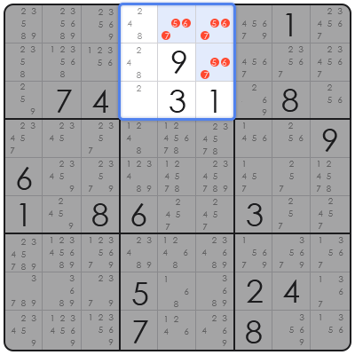hidden pairs sudoku